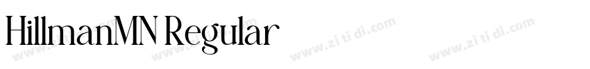 HillmanMN Regular字体转换